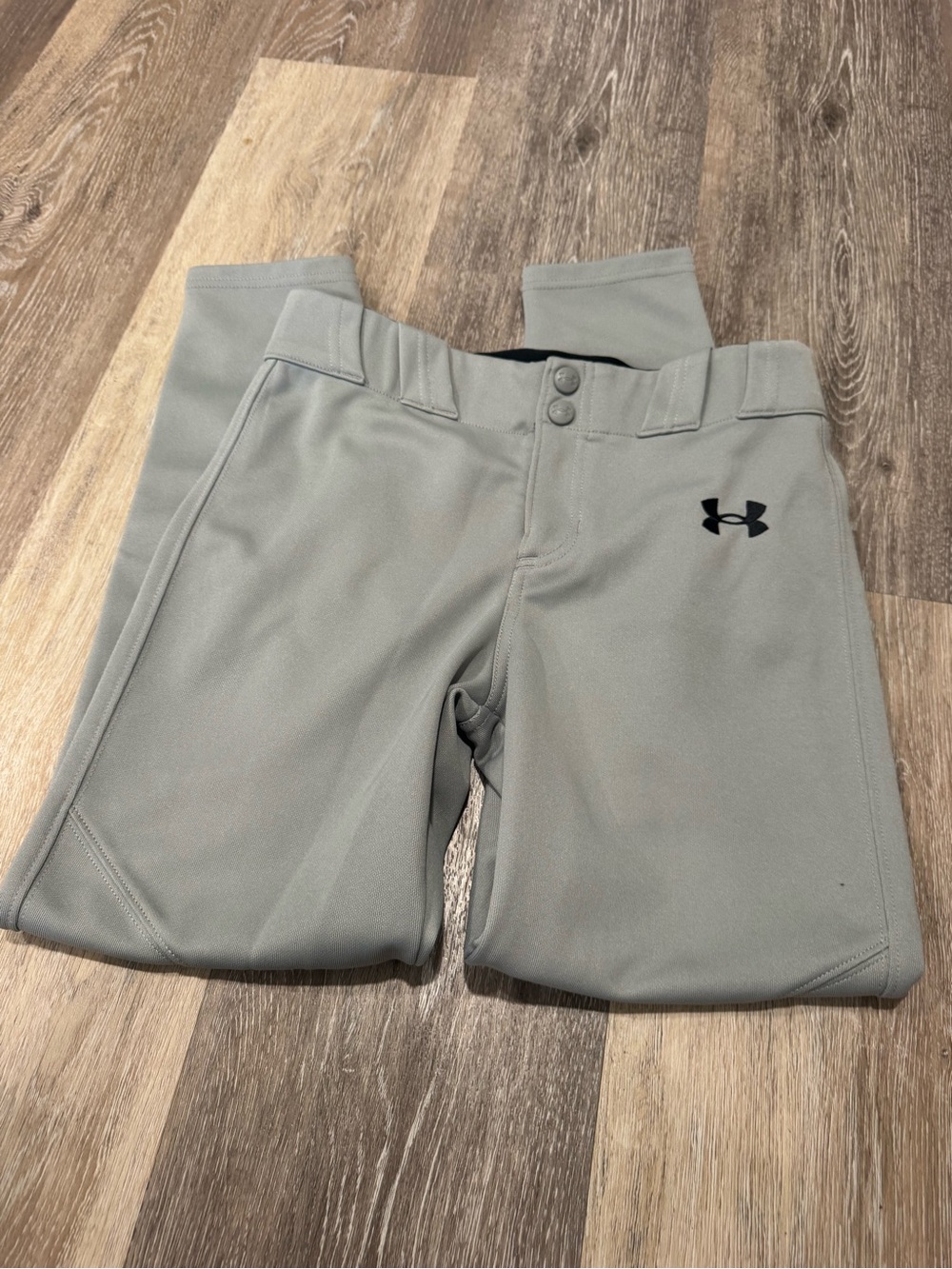 Under Armour Kids Light Gray Athletic Joggers